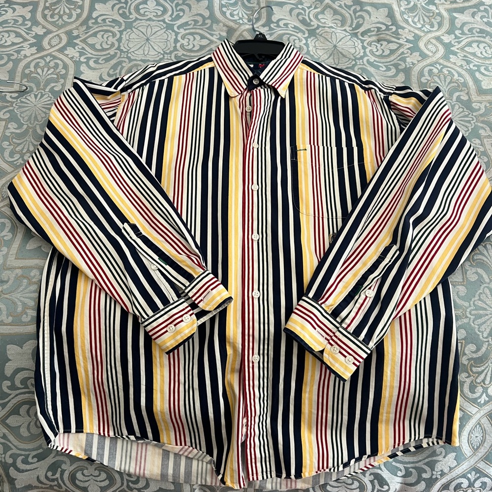 TOMMY HILFIGER MENS DRESS SHIRT
